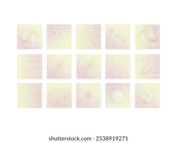 Grid Distorted Gradient Element Set