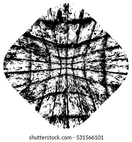 Grid distress diagonal overlay stamp texture for your design. EPS10 vector. 