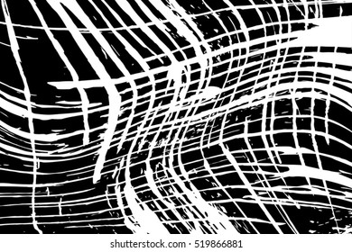Grid distress diagonal overlay texture for your design. EPS10 vector. 