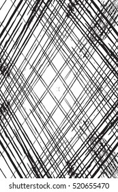 Grid distress diagonal overlay texture for your design. EPS10 vector. 