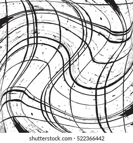 Grid distress diagonal overlay texture for your design. EPS10 vector. 