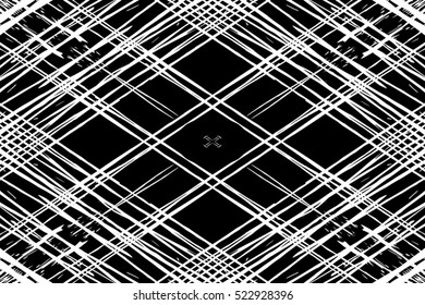 Grid distress diagonal overlay texture for your design. EPS10 vector. 