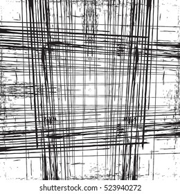 Grid distress diagonal overlay texture for your design. EPS10 vector. 
