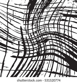 Grid distress diagonal overlay texture for your design. EPS10 vector. 