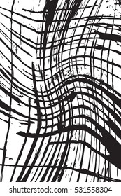 Grid distress diagonal overlay texture for your design. EPS10 vector. 