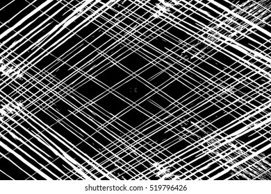 Grid distress overlay diagonal texture for your design. EPS10 vector. 