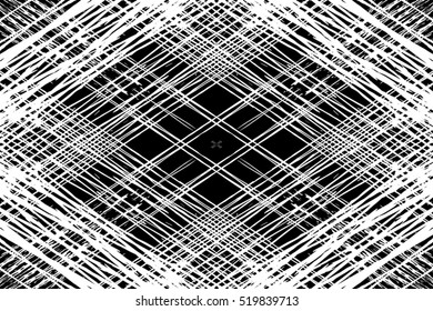 Grid distress overlay diagonal texture for your design. EPS10 vector. 