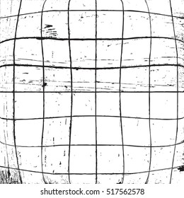 Grid distress overlay texture for your design. EPS10 vector. 
