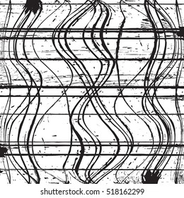 Grid distress overlay texture for your design. EPS10 vector. 
