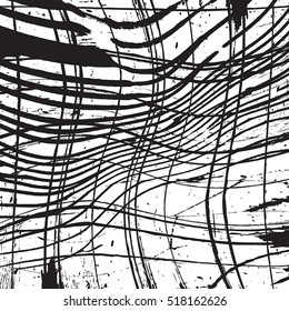 Grid distress overlay texture for your design. EPS10 vector. 