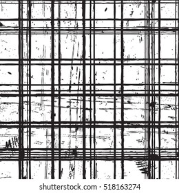 Grid distress overlay texture for your design. EPS10 vector. 