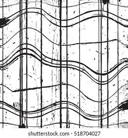 Grid distress overlay texture for your design. EPS10 vector. 