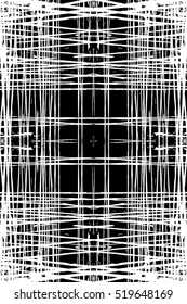 Grid distress overlay texture for your design. EPS10 vector. 