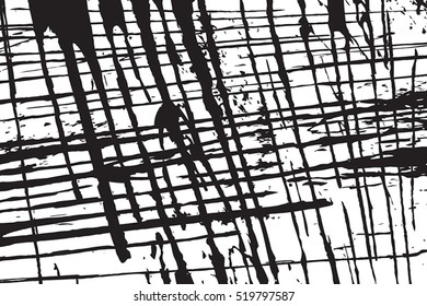 Grid distress overlay texture for your design. EPS10 vector. 