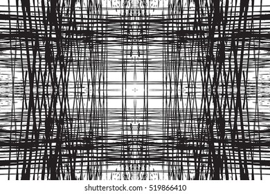 Grid distress overlay texture for your design. EPS10 vector. 