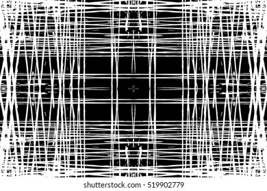 Grid distress overlay texture for your design. EPS10 vector. 