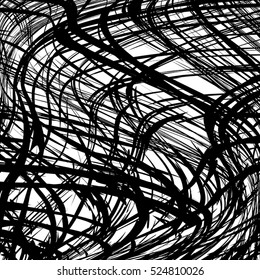 Grid distress overlay wavy  texture for your design. EPS10 vector. 