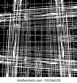 Grid distress scottish overlay texture for your design. EPS10 vector. 