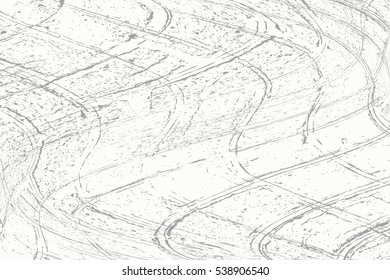 Grid distress wavy scottish overlay texture for your design. EPS10 vector. 