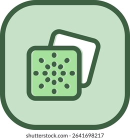 Grid dots Line vector Icon Design
