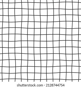 dibujada a mano. líneas descuidadas aisladas en fondo blanco. patrón vectorial geométrico sin costuras.