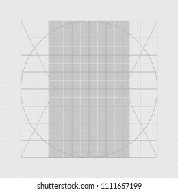 Vektor Stok Grid Font Template (Tanpa Royalti) 1111657199