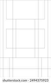 A grid is a framework of intersecting horizontal and vertical lines that create a series of squares or rectangles.