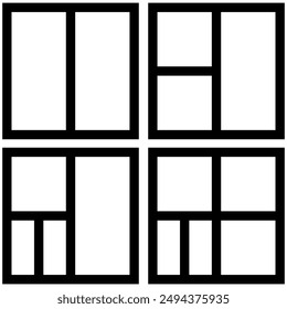 A grid is a framework of intersecting horizontal and vertical lines that create a series of squares or rectangles.