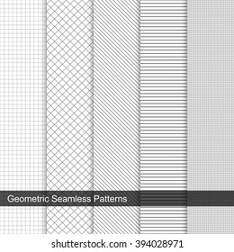 Grid geometric patterns,