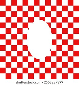 Grid geometric rectangle shape. Race flag. Retro mosaic floor. Popular chess pattern background design