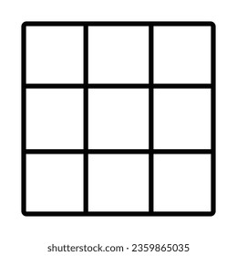 Grid icon design for personal commercial use