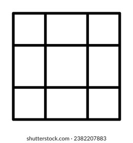 Grid icon design for personal commercial use 