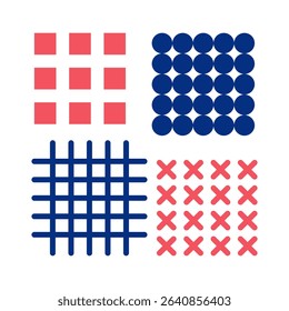 Grid Icon Element For Design