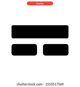 grid icon isolated sign symbol vector illustration - high quality black style vector icons

