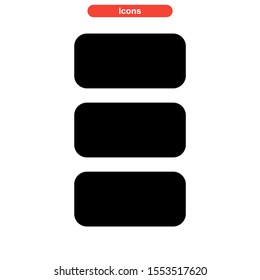 grid icon isolated sign symbol vector illustration - high quality black style vector icons

