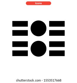 grid icon isolated sign symbol vector illustration - high quality black style vector icons
