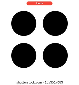 grid icon isolated sign symbol vector illustration - high quality black style vector icons
