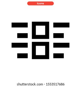grid icon isolated sign symbol vector illustration - high quality black style vector icons
