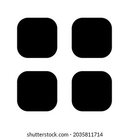 grid icon or logo isolated sign symbol vector illustration - high quality black style vector icons
