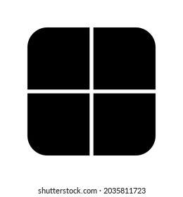 grid icon or logo isolated sign symbol vector illustration - high quality black style vector icons
