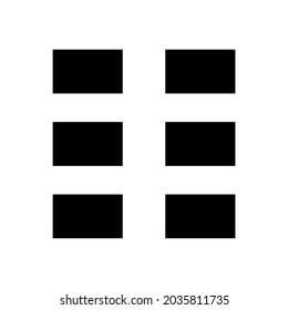 grid icon or logo isolated sign symbol vector illustration - high quality black style vector icons
