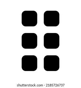 grid icon or logo isolated sign symbol vector illustration - high quality black style vector icons
