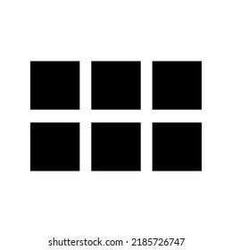 grid icon or logo isolated sign symbol vector illustration - high quality black style vector icons
