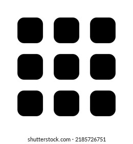 grid icon or logo isolated sign symbol vector illustration - high quality black style vector icons
