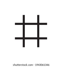 Grid icon on white background