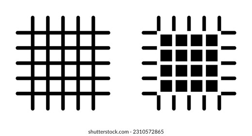 Grid icon. sign for mobile concept and web design. vector illustration