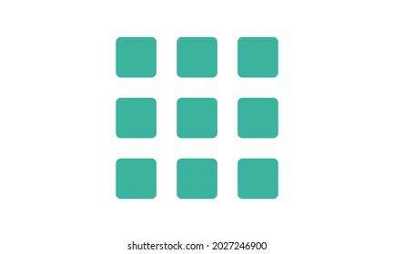 Grid icon vector isolated on white background, Grid sign