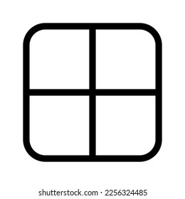 Grid Icon Vector Symbol Design Illustration