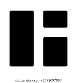 Grid Icon Vector Symbol Design Illustration