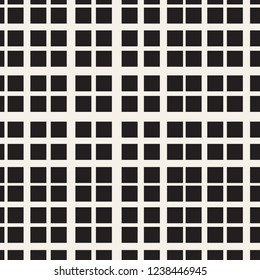 Grid of intersecting lines. Abstract seamless patterns with squares. Vector illustration for your design.